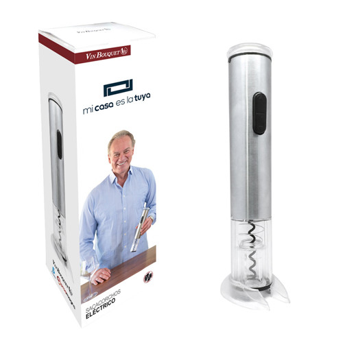 [FID324DSC] Sacacorchos eléctrico " Mi casa es la tuya" Vin Bouquet. Mod. FID324