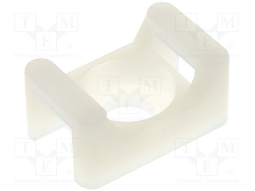 [500025007] Portabridas poliamida natural Ancho brida: 5,6mm Alt: 7,2mm. Mod. TE3130