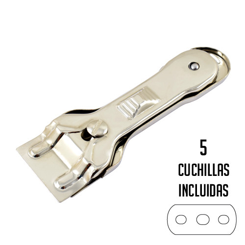 [FSKRK405DSC] Rascavidrios metálico de 39 mm + 5 cuchillas. Ferrestock. Mod. FSKRK405