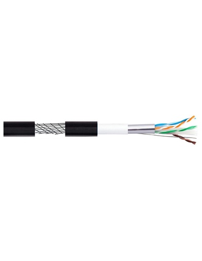 [FTPEXTARMSUR] Cable Ethernet FTP CAT6 Ext Armado Antirroedor. Mod. FTPEXTARM