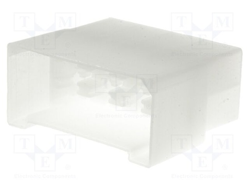 [200080WTME] Carcasa para terminal macho de 8 vías de faston 6.3 mm. Mod. 200.080W