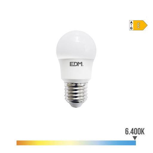 [98728ELK] Bombilla esférica LED E27 8.5W 1000lm 6400K. Mod. 98728