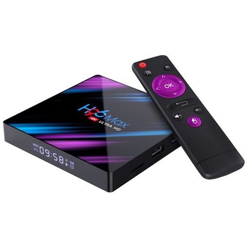 [H96MAX432] Smart TV Box Android 10 4k 4GB RAM+32GB. Mod. H96 MAX