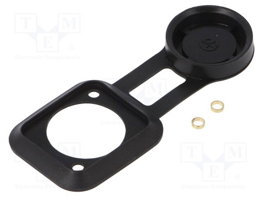 [CP299802] Junta de tomacorriente com tapa contra el polvo XLR RJ45. Mod. CP299802