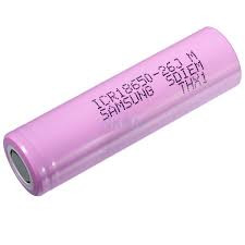 [ICR1865026J] Bateria recargable 18650 Samsung Li-Ion 3.7V 2600mAh. Mod. ICR18650-26J