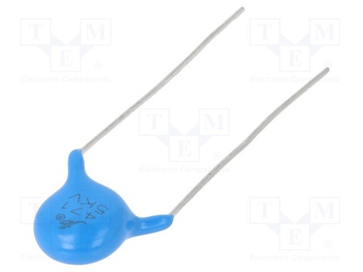 [JYC3F220KCS065000B_TME] Condensador cerámico 22pF 3kVCC SL ±10% 7,5mm. Mod. CC22PF3K