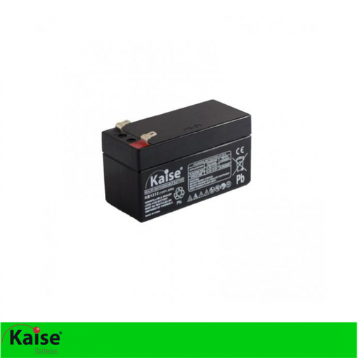 [KB1212TEM] Batería plomo 12V 1,2Ah AGM KAISE. Mod. KB1212
