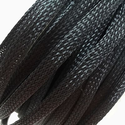 [MEP30NG] Funda trenzada poliéster 30 a 45 mm negra. Mod. MEP-30-NG