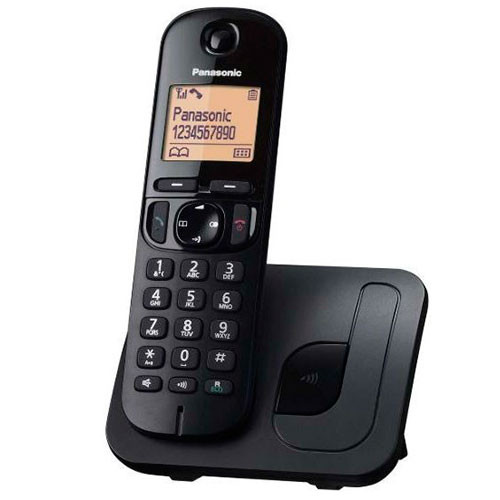[KXTGC210BTME] Teléfono inalámbrico negro Panasonic. Mod. KXTGC210B