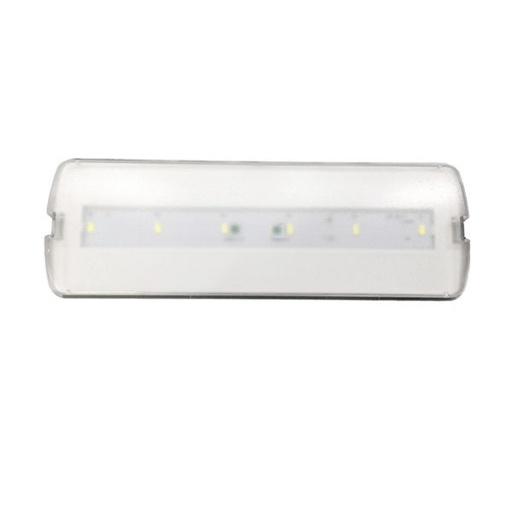 [L116N100LED] LUMINARIA LED EMERGENCIA 1.5W 100LM 120º 6000K. MOD. L116N100