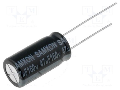 [CE47160] Condensador electrolítico 47uF 160V. Mod. CERL47MF160V