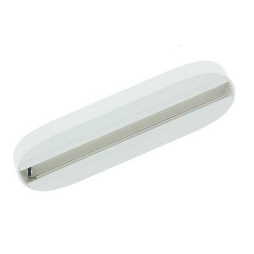 [LM3261] Base superficie para foco de carril monofásico blanco. Mod. LM3261