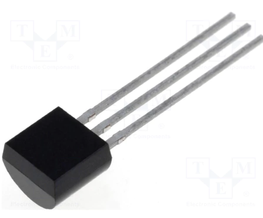 [LM35DZTME] Sensor de temperatura 0÷100°C TO92 THT. Mod. LM35DZ