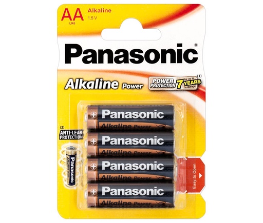 [LR6APB_4BP] Pila Alcalina Panasonic LR06, AA. Mod. LR6APB4BP