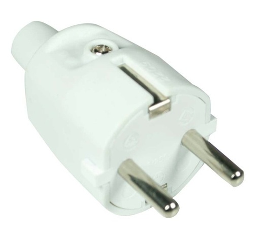 [LU4010EDA] CLAVIJA GOMA BLANCA 16 A R42001 MG6. Mod. LU-4010