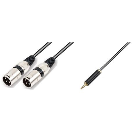 [LYD0315CAL] Conexión audio Mini Jack stereo a 2 XLR macho 5 metros. Mod. LYD031/5