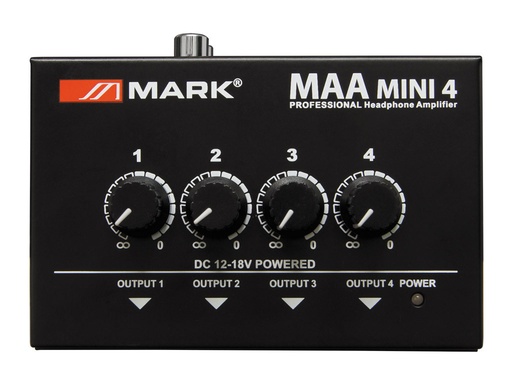 [MAAMINI4EQU] Amplificador auriculares 4 canales Mark. Mod. MAA MINI 4