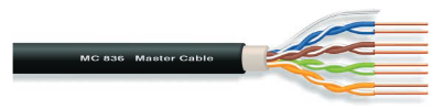 [MC836N300EME] Bobina cable UTP Cat.5e Outdoor 100Mhz Doble Cubierta 300 metros. Mod, MC836N300