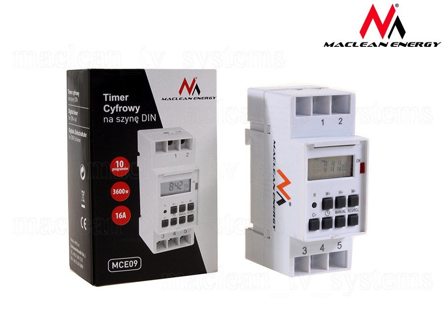 Timer Manual Interruptor Digital-Semanal Modular: Folha De Dados