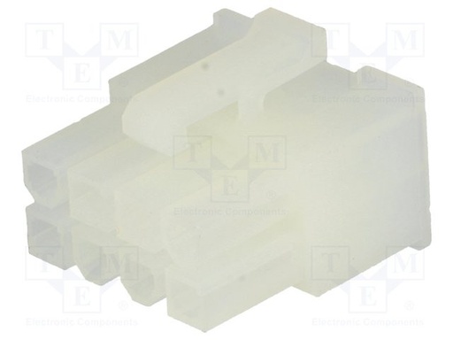 [MF42HF08] Enchufe conducto-placa hembra PIN:8 sin contactos 4,2mm MF42. Mod. MF42-HF-08