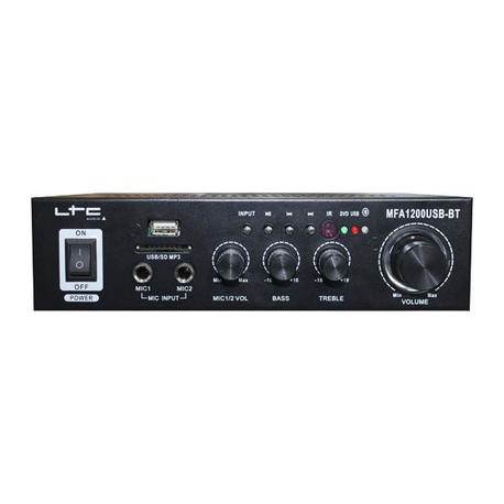 [MFA1200USBBTBLCAL] LTC AUDIO MFA1200USB-BT-BL AMPLIFICADOR HI-FI 2x50W