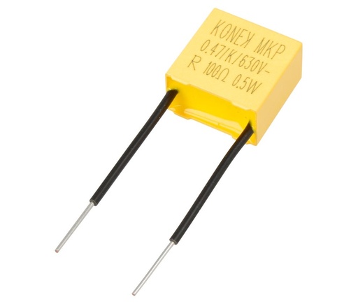 [MKPRC047MF100ELM] Condensador supresor de chispas 0.47uF 100 Oh 630V. Mod. MKPRC0.47MF100