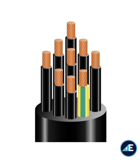 [ZZH29190317] Manguera negra 12x1mm2 500V. Mod. MN12X1