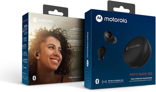 [MOTOBUDS250BLFSK] Auriculares intrauditivos Bluetooth Motorola. Mod. BUDS 250BL