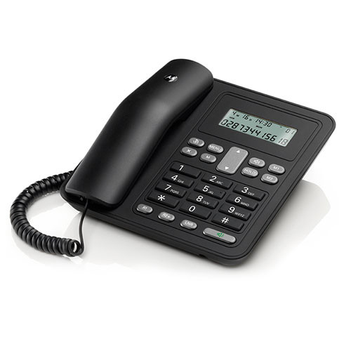 [MOTOCT320DSC] Teléfono sobremesa negro Motorola. Mod. CT320