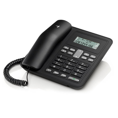 [MOTOCT320DSC] Teléfono sobremesa negro Motorola. Mod. CT320
