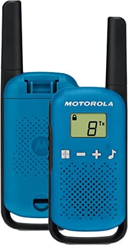 [MOTOT42BLU] Pareja walkie talkie azul 4km Motorola. Mod. T42BLU