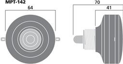 [MPT142MON] ALTAVOZ DE AGUDO PIEZO. MOD. MPT-142