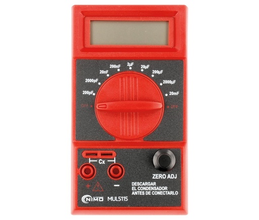 [MUL5115ELM] CAPACÍMETRO 3 1/2 DIG. DE 200PF HASTA 20000UF. Mod. MUL5115