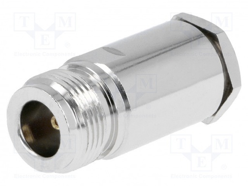 [NC102T] Conector N hembra recto RG213 para soldar. Mod. 1434