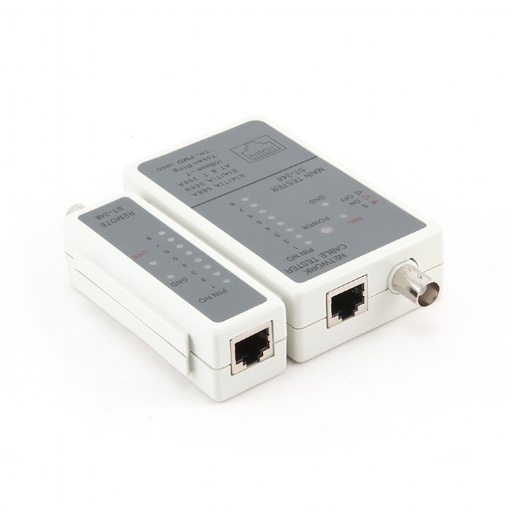 [NCT1DMI] Comprobador de cables RJ-45 y RG-58. Mod. NT0401