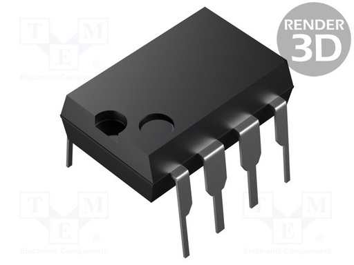[NTE928MTME] Circuito integrado amplificador operacional 2 Canales DIP8 3÷32/±1,5÷16VCC. Mod. BA10358