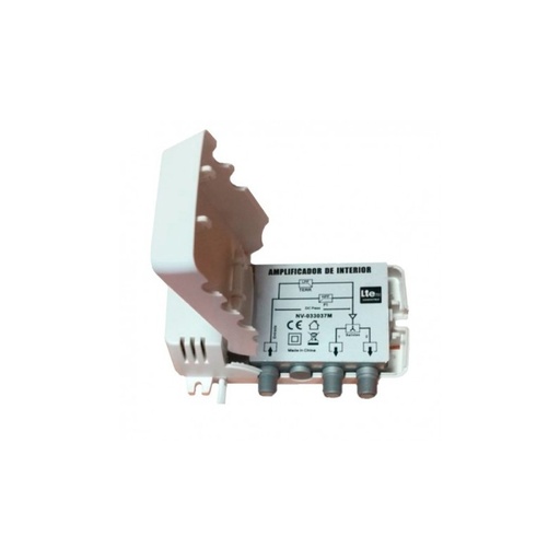 [NV033037SUR] Amplificador señal mezclada TV SAT RF/FI 18/16dB. Mod. NV033037