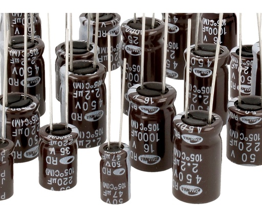 [CER100100] Condensador electrolítico 100uF 100V. Mod. CE100100