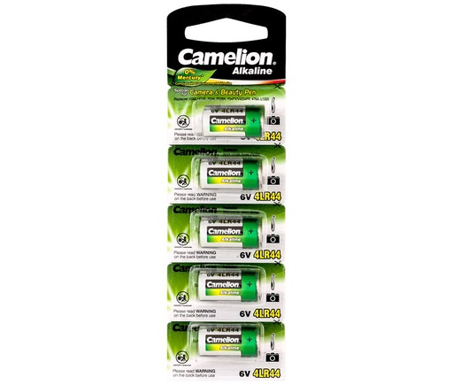 [PAL182ELM] Pila Alcalina 6V 4LR44 mercurio 0%. Mod. PAL022
