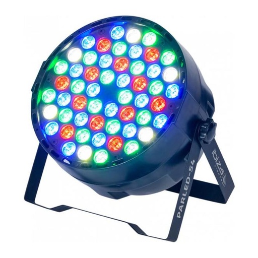 [PARLED54CAL] Proyector PAR de 54 LED RGBW IBIZA LIGHT. Mod. PARLED-54