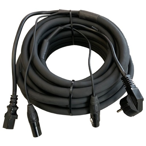 [SM68210] Cable de alimentación + XLR phono 10 metros. Mod. SM-682-10