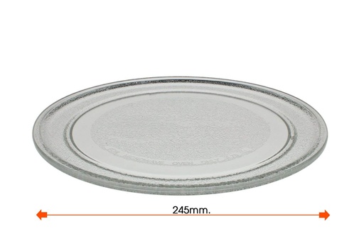 [PLAT0245IBR] Plato microondas Ø 245 mm. Mod. PLAT0245