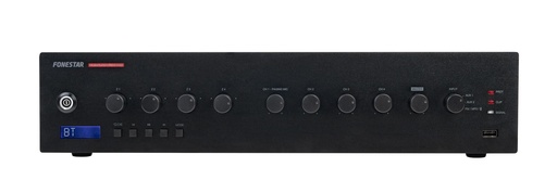 [PROX240ZFON] Amplificador de megafonía multizona Bluetooth/USB/FM 240W Fonestar. Mod. PROX-240Z