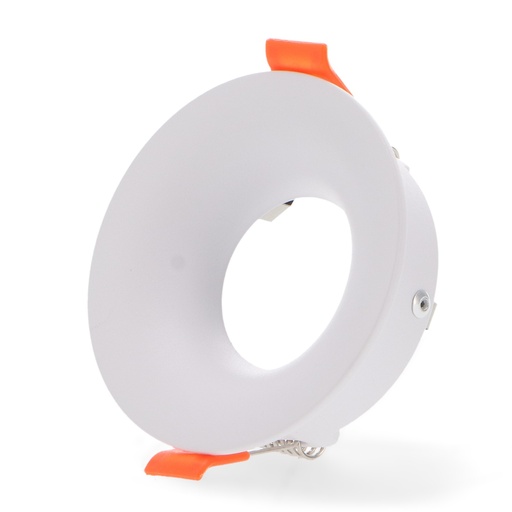 [LM4338] Aro Fijo Redondo Blanco Serie Infinity Para Gu10/MR16. Mod. LM4338