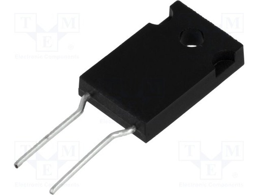 [PWR221T30R100FTME] Resistencia thick film THT TO220 100mΩ 30W ±1%. Mod. PWR221T-30-R100F