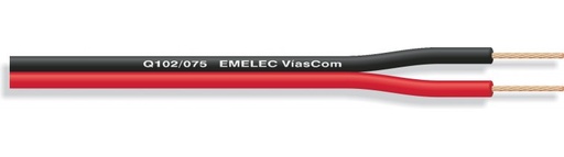 [4509ELG] Cable de Altavoz Paralelo Bicolor Rojo/Negro 2x0.50mm² CCA. Mod. 4509