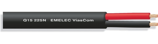 [HQPW10002VEL] Mangueras Altavoz Extra Flexible 2x2,50mm² COBRE OFC. Mod. HQPW10002