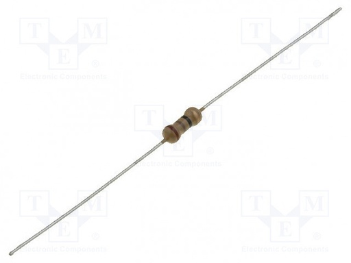 [R0.5W47K] Resistencia carbón THT 47kΩ 0,5W ±5%. Mod. R0.5W47K