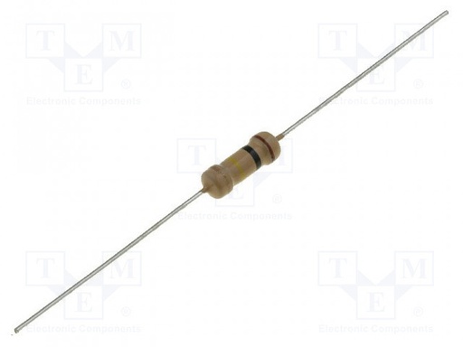 [R1W2.2] Resistencia carbón THT 2.2Ω 1W ±5%. Mod. R1W2.2