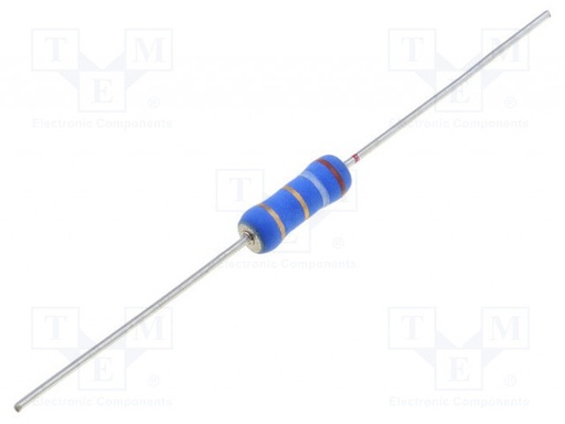 [R2W390] Resistencia metal THT 390Ω 2W ±5%. Mod. R2W390